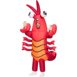imageSpooktacular Creations Adults Halloween Inflatable Costumes Full Body Lobster Blowup Outfit for Cosplay Themed Parties