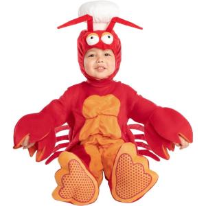 imageSpooktacular Creations Baby Lobster Costume Crab Costume Toddler with Chef Hat for Halloween Dress Up Party Fairy Tale Show