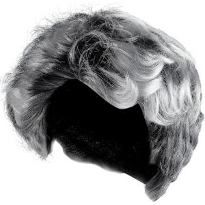 imageSpooktacular Creations Grey Old Man Wig Grandpa Wig Halloween Costume Accessories for Kids Salt and Pepper Hair Old Person