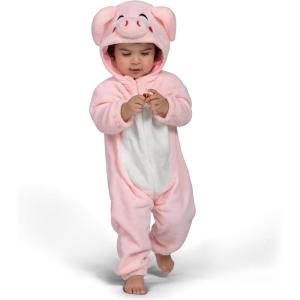 imageSpooktacular Creations Halloween Baby Animal Costume Toddler Hooded Jumpsuit for Baby Halloween Dress Up Costume PartyBaby Piggy