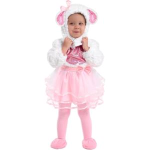 imageSpooktacular Creations Halloween Baby Girls Pink Lamb Costume for Toddler infants Halloween Animal Themed Dress Up Party