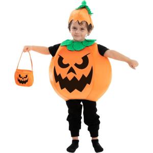 imageSpooktacular Creations Halloween Pumpkin Costume Kids with Basket Outfit for Toddler Child Halloween Dress Up PartyWicked Pumpkin