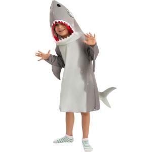 imageSpooktacular Creations Halloween Shark Costume Kids Shark Boy Costume Gray Blue with Fin Tail for Halloween Dress Up PartyGray