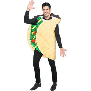 imageSpooktacular Creations Taco Costume Adult Halloween Costume Burrito Food for Halloween Dress Up Cosplay Party