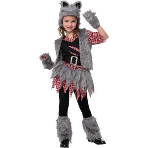imageSpooktacular Creations Werewolf Costume for Kids Scary Halloween Costume for Girls Wolf Outfit Set for Girls