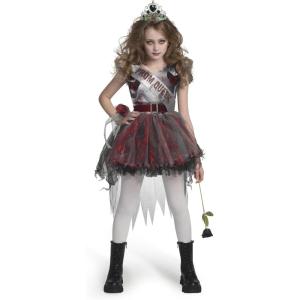 imageSpooktacular Creations Zombie Prom Queen Costume for Girls Halloween Costumes for Kids Zombie Princess Outfit for GirlsDark Red