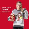 imageChristmas Novelty LED Light Up Women Snowman Ugly Sweater