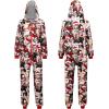 imageGiggling Getup Adults Cat Print Christmas Pajamas  Medium Unisex Pajamas