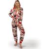 imageGiggling Getup Adults Cat Print Christmas Pajamas  Medium Unisex Pajamas