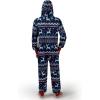 imageGiggling Getup Mens Christmas Hooded Pajamas Nordic Print Medium J0044