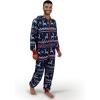 imageGiggling Getup Mens Christmas Hooded Pajamas Nordic Print Medium J0044