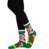 imageJOYIN 12 PCS Christmas Socks Women Colorful Funky Paint Crew Socks for Women for Christmas Holiday or Birthday Gift