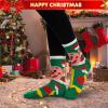 imageJOYIN 12 PCS Christmas Socks Women Colorful Funky Paint Crew Socks for Women for Christmas Holiday or Birthday Gift