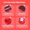 imageJOYIN Kids Christmas Ugly Sweater LED Light Up Reindeer Xmas Sweater Builtin Light Bulbs for Boys Girls Red MediumMedium