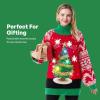 imageJOYIN Ugly Christmas Sweater for Women Light Up Ugly Christmas Sweater Dress Novelty Christmas Long Pullover for PartyRed