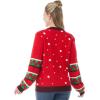 imageJOYIN Womens LED Light Up Christmas Sweater Reindeer Christmas Ugly Sweater with Light BulbsRed