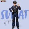 imageSpooktacular Creations 20PCS Police SWAT Costume for Kids SWAT Police Officer Costume for Boys Halloween Cosplay Party