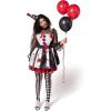 imageSpooktacular Creations Adult Creepy Clown Costume Women Scary Jester Outfit for Adult Halloween Costume