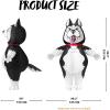 imageSpooktacular Creations Adults Halloween Inflatable Costumes Husky Blow Up Dog Costumes for Men Funny Full Body Animal Halloween Inflatable Suits with Gloves for Halloween Cosplay Themed Parties