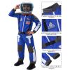 imageSpooktacular Creations Astronaut Costume with Helmet Toddler Astronaut Outfit BoysPilot Jumpsuit Unisex for Halloween PartyBlue
