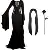 imageSpooktacular Creations Black Witch Dress for Women for Halloween Costume AdultBlack Family Costumes