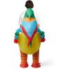 imageSpooktacular Creations Chicken Inflatable Costume Adult Riding a Rooster Blow Up Funny Halloween Costume for Men Women DressUp Themed Cosplay Parties