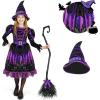 imageSpooktacular Creations Cute Purple Witch Costume Deluxe Set for Girls Halloween Party TrickorTreat Costume Themed Parties