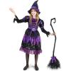 imageSpooktacular Creations Cute Purple Witch Costume Deluxe Set for Girls Halloween Party TrickorTreat Costume Themed Parties