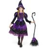 imageSpooktacular Creations Cute Purple Witch Costume Deluxe Set for Girls Halloween Party TrickorTreat Costume Themed Parties