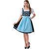 imageSpooktacular Creations Dirndl Dresses Women Oktoberfest Costume Bavarian German Outfits for Halloween Parties Beer CarnivalBlue