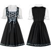 imageSpooktacular Creations Dirndl Dresses Women Oktoberfest Costume Bavarian German Outfits for Halloween Parties Beer CarnivalBlue