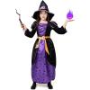 imageSpooktacular Creations Girl Witch Costume with Hat for Toddler Halloween Dress UpPurple