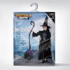 imageSpooktacular Creations Girls Black Witch Costume Kids Halloween Outfit with Broom Toddler Witch Dress for Halloween Parties