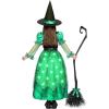imageSpooktacular Creations Girls Witch Costume Light up Witch Costume Kids Starry Dress for Child Halloween Role Play PartiesGreen