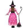 imageSpooktacular Creations Girls Witch Costume Light up Witch Costume Kids Starry Dress for Child Halloween Role Play PartiesPink