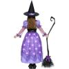 imageSpooktacular Creations Girls Witch Costume Light up Witch Costume Kids Starry Dress for Child Halloween Role Play PartiesPurple