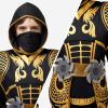 imageSpooktacular Creations Golden Ninja Costume Set Ninja Jumpsuit with Foam Accessories for Kids Toddler Halloween Outfit for Ideas Cosplay Party Medium 810 yrsGold