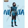 imageSpooktacular Creations Golden Ninja Costume Set Ninja Jumpsuit with Foam Accessories for Kids Toddler Halloween Outfit for Ideas Cosplay Party Medium 810 yrsBlue