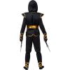 imageSpooktacular Creations Golden Ninja Costume Set Ninja Jumpsuit with Foam Accessories for Kids Toddler Halloween Outfit for Ideas Cosplay Party Medium 810 yrsGold