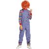 imageSpooktacular Creations Halloween Child Killer Costume Possessed Horror Movie Doll Costume for Kid Dressup Party