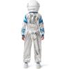 imageSpooktacular Creations Halloween Child Unisex Astronaut CostumePilot Jumpsuit for Kids Halloween Cosplay PartySilver