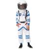 imageSpooktacular Creations Halloween Child Unisex Astronaut CostumePilot Jumpsuit for Kids Halloween Cosplay PartyWhite