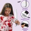 imageSpooktacular Creations Halloween Fake Knife PU Foam Costume Props Realistic Simulated Plastic Toy Weapon Knives for Adult Women Men Costume Cosplay Dress Up Accessories Silver