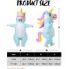 imageSpooktacular Creations Halloween Inflatable Costume Full Body Unicorn Blow Up Costume for Adult Holiday Themed Cosplay PartyBlue