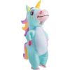 imageSpooktacular Creations Halloween Inflatable Costume Full Body Unicorn Blow Up Costume for Adult Holiday Themed Cosplay PartyBlue