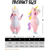 imageSpooktacular Creations Halloween Inflatable Costume Full Body Unicorn Blow Up Costume for Adult Holiday Themed Cosplay PartyPink
