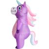 imageSpooktacular Creations Halloween Inflatable Costume Full Body Unicorn Blow Up Costume for Adult Holiday Themed Cosplay PartyPurple