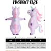 imageSpooktacular Creations Halloween Inflatable Costume Full Body Unicorn Blow Up Costume for Adult Holiday Themed Cosplay PartyPurple