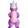 imageSpooktacular Creations Halloween Inflatable Costume Full Body Unicorn Blow Up Costume for Adult Holiday Themed Cosplay PartyPurple