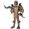 imageSpooktacular Creations Halloween Kid Dragon Costume Boys Dragon Wings Tail and Mask Set for Halloween Dress UpGold